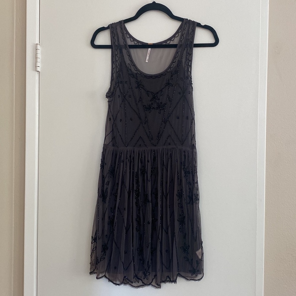 Free People beaded dress, XS